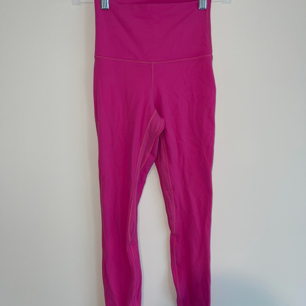 Lululemon align Vibrant Pink High-Waisted Leggings size:2